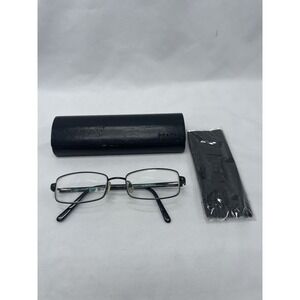 Prada 1BO-1O1 Square Black Eyeglasses Optical Frame w/ Case